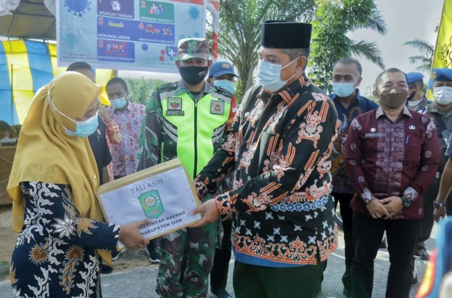 Alfedri Ingatkan Rumah Ibadah di Siak Sediakan Masker