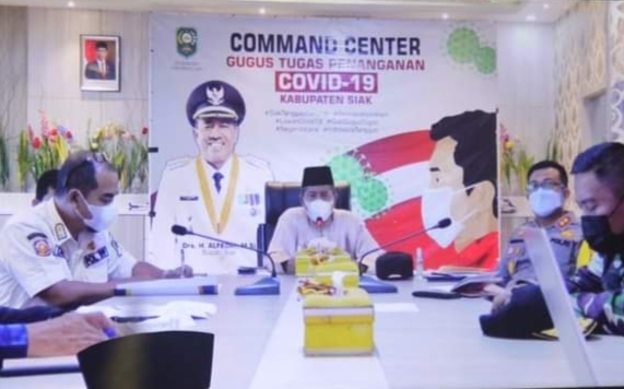 Alfedri Pimpin Rakor Pengendalian Covid-19 Serta Larangan Mudik Lebaran
