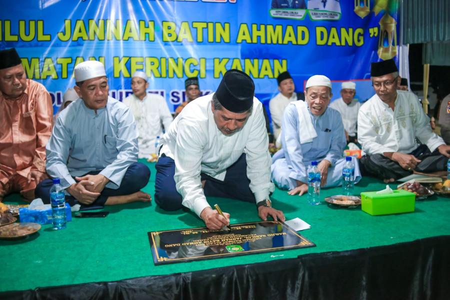 Bupati Siak Alfedri Resmikan Masjid Raya Kecamatan Kerinci Kanan