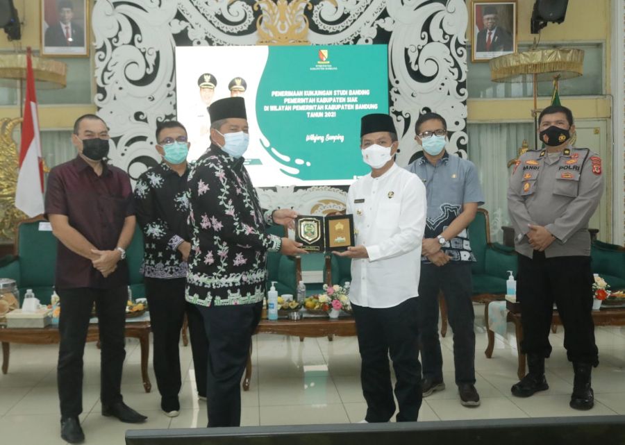 Bupati Siak Drs Alfedri Kunker ke Kabupaten Bandung, ini Beberapa Hal yang Dibahas