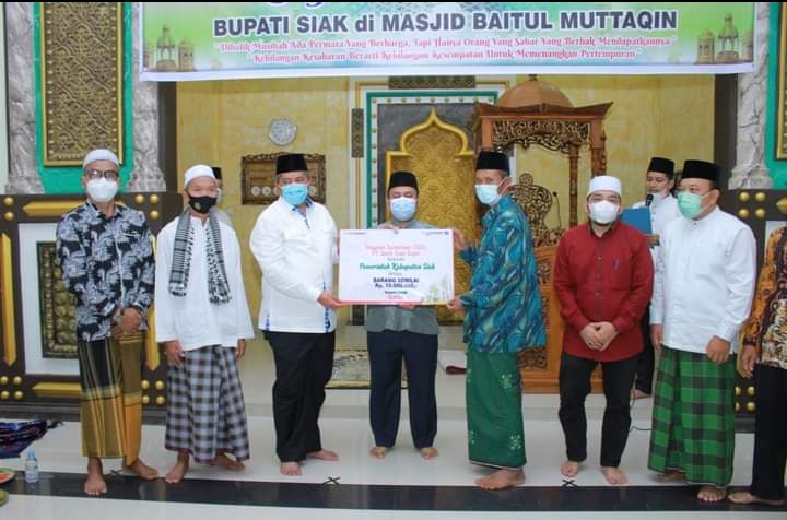 Bupati Siak Safari Ramadhan di Kerinci Kanan