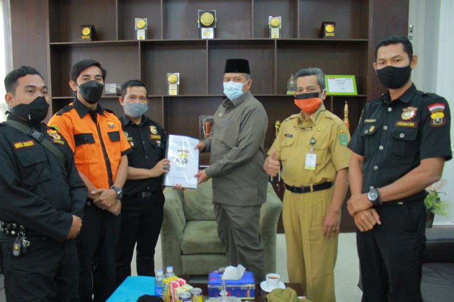Bupati Siak Terima Kunker Senkom Mitra Polri dan Siap Menjadi Pembina