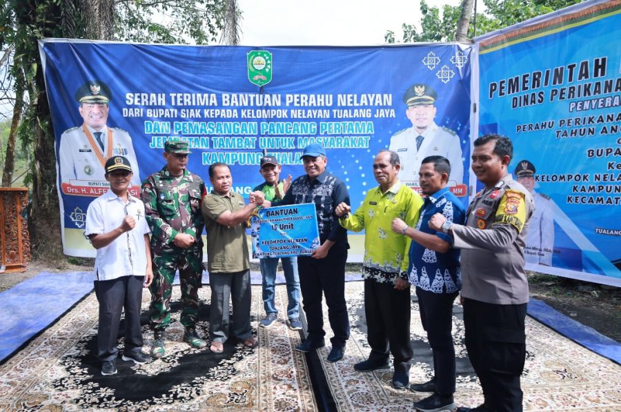Dukung Nelayan Tradisional, Pemkab Siak Bangun Dermaga di Kampung Tualang
