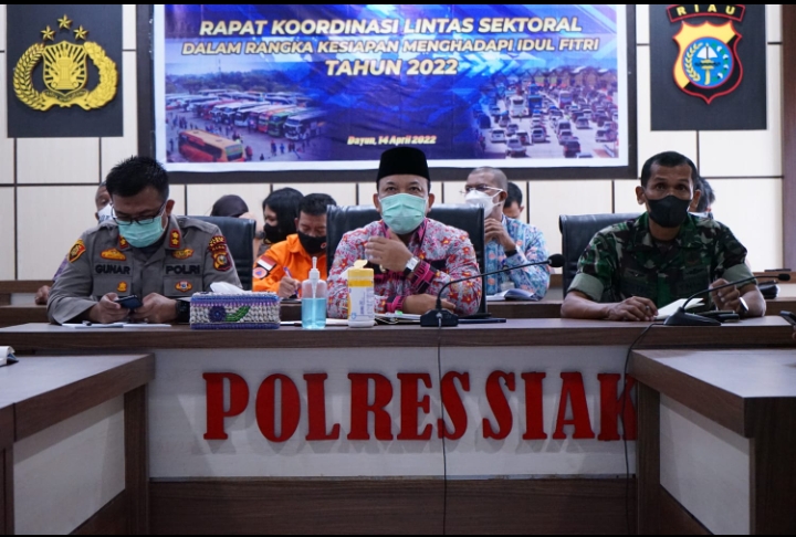 Hadapi Idul Fitri dan Mudik Tahun 2022, Wabup Husni Ikut Rakor Lintas Sektoral