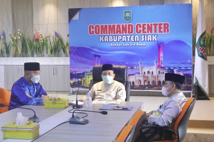 Wakil Bupati Husni Merza Ikuti Kegiatan Riau Berwakaf 2021