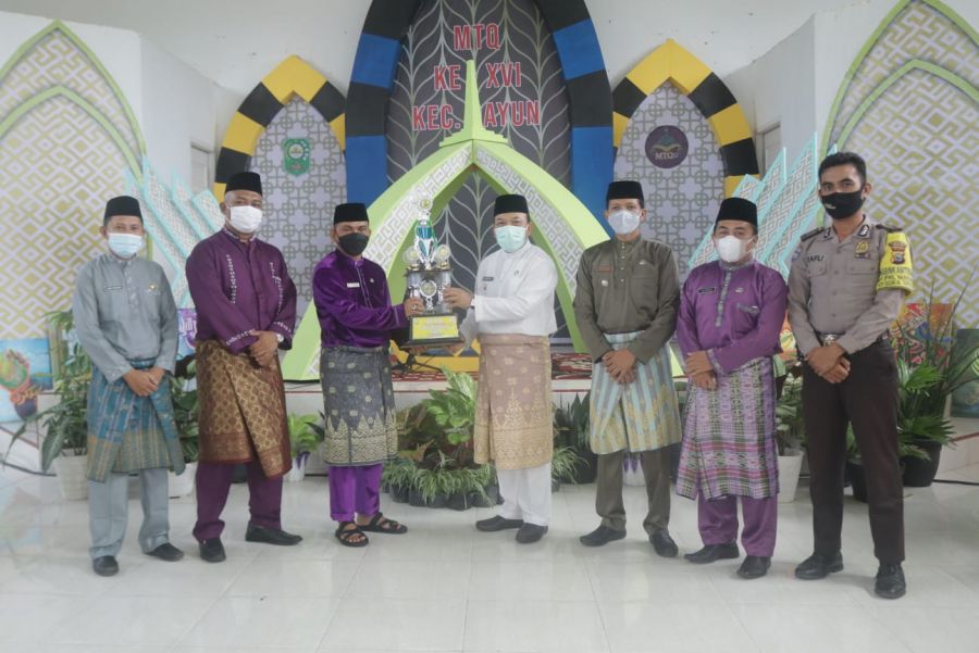 Kampung Dayun Juara Umum MTQ XVI Tingkat Kecamatan
