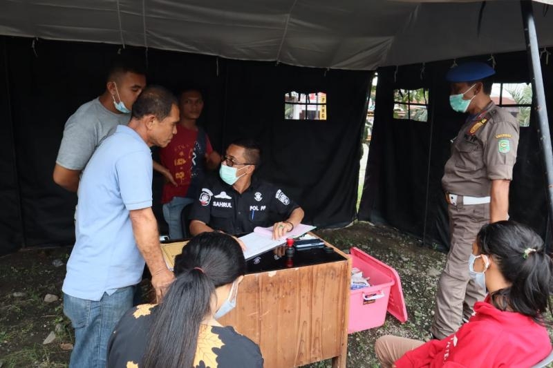 Kasus Covid-19 Tinggi, Tim Yustisi Pemkab Siak Gelar Razia