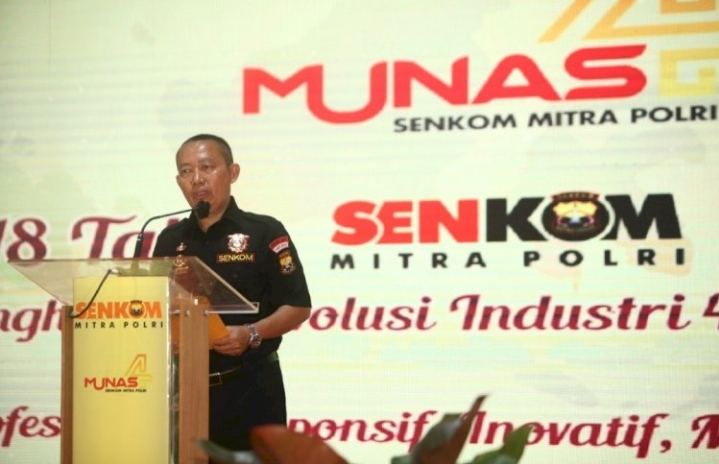 Katno Hadi Terpilih Kembali Menjadi Ketua Umum Senkom Mitra Polri Periode 2022 - 2027