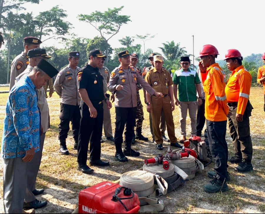 Ketua Senkom Mitra Polri Ikut Gelar Apel Kesiapsiagaan Penanganan Karhutla.