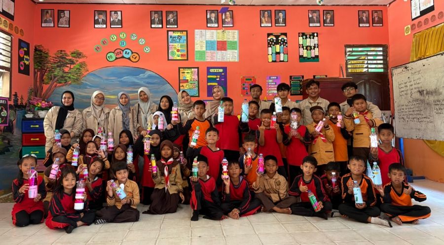 KKN Mas 109 Desa Buatan Baru Gelar Edukasi Literasi Keuangan di SD Negeri 09 Buatan Baru
