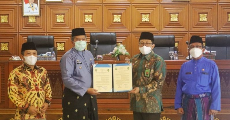 Pemkab Siak MoU Sinergi di Bidang Layanan Administrasi Kependudukan dan Pendampingan Sosial