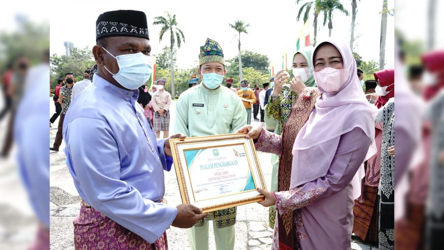Peringatan 22 Tahun Kabupaten Siak, 84 OPD Dapat Penghargaan dari Bupati