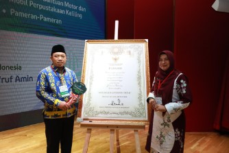 Peringatan HUT ke-44 Perpusnas RI, Siak Terima Bantuan Satu Unit Mobil Perpustakaan Keliling