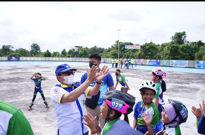 Sekda Siak Buka Kejuaraan Sepatu Roda Hangtuah Inline Skate Cup 2022