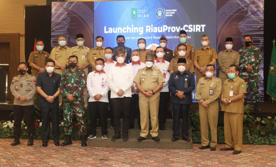 Sekdakab Siak Hadiri Peresmian Riauprov-CSIRT