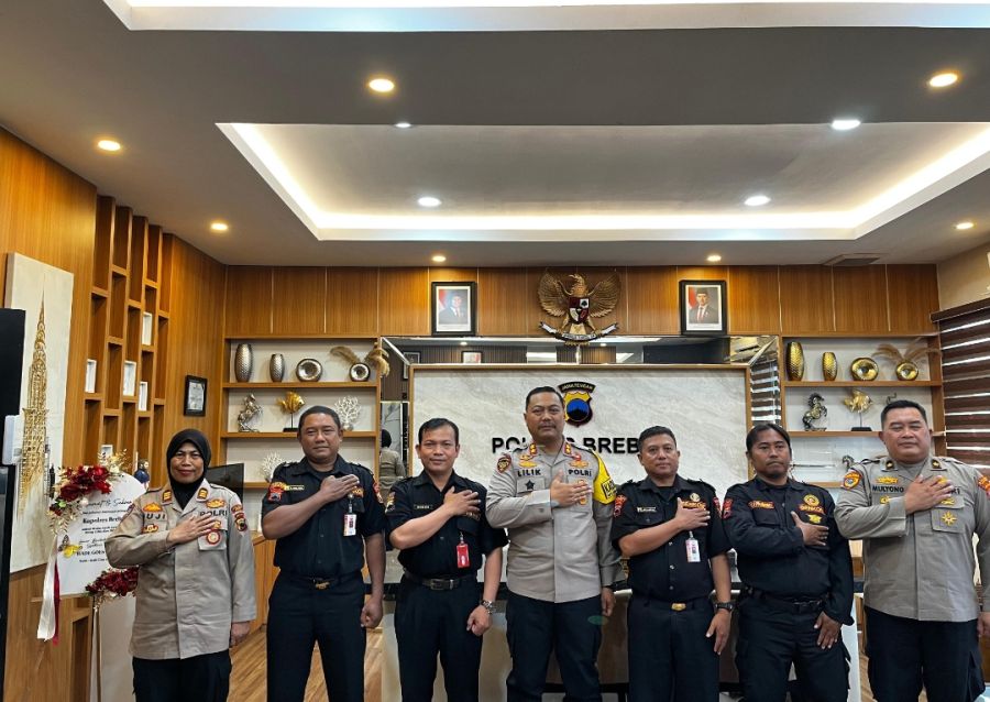 Senkom Mitra Polri Gelar Audiensi dengan Kapolres Brebes