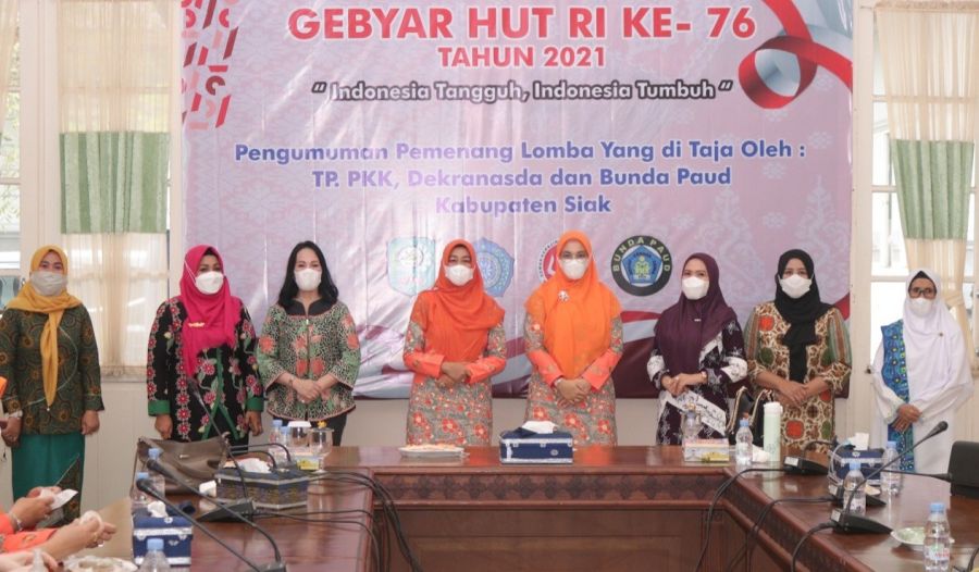 TP PKK, Dekranasda dan Bunda Paud Gelar Lomba Meriahkan HUT RI Ke-76