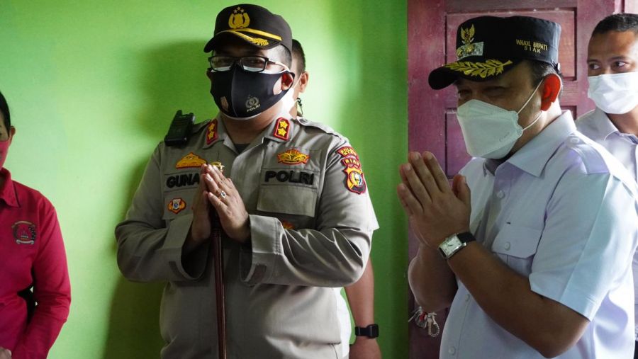 Wabup Apresiasi Bakti Sosial Polres Siak Dalam Rangka Hari Bhayangkara ke-75