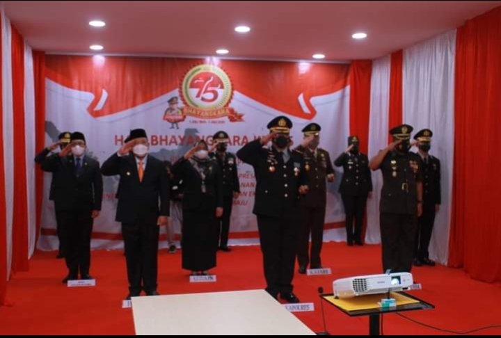 Wabup Siak Husni Ucapkan Selamat Hari Bhayangkara ke 75 kepada Polres Siak