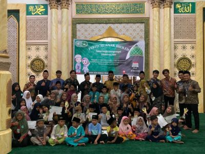 Mahasiswa KKN UIN Suska Riau Adakan Festival Anak Sholeh Peringati Tahun Baru Islam